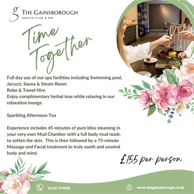 Time Together Spa Day the perfect couples, mum and daughter or friends day