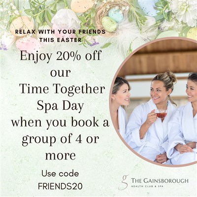 20% off Our Time Together Spa Day